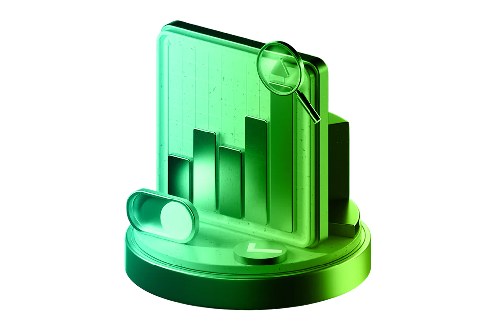 Abstract green MarketsVox empathy illustration
